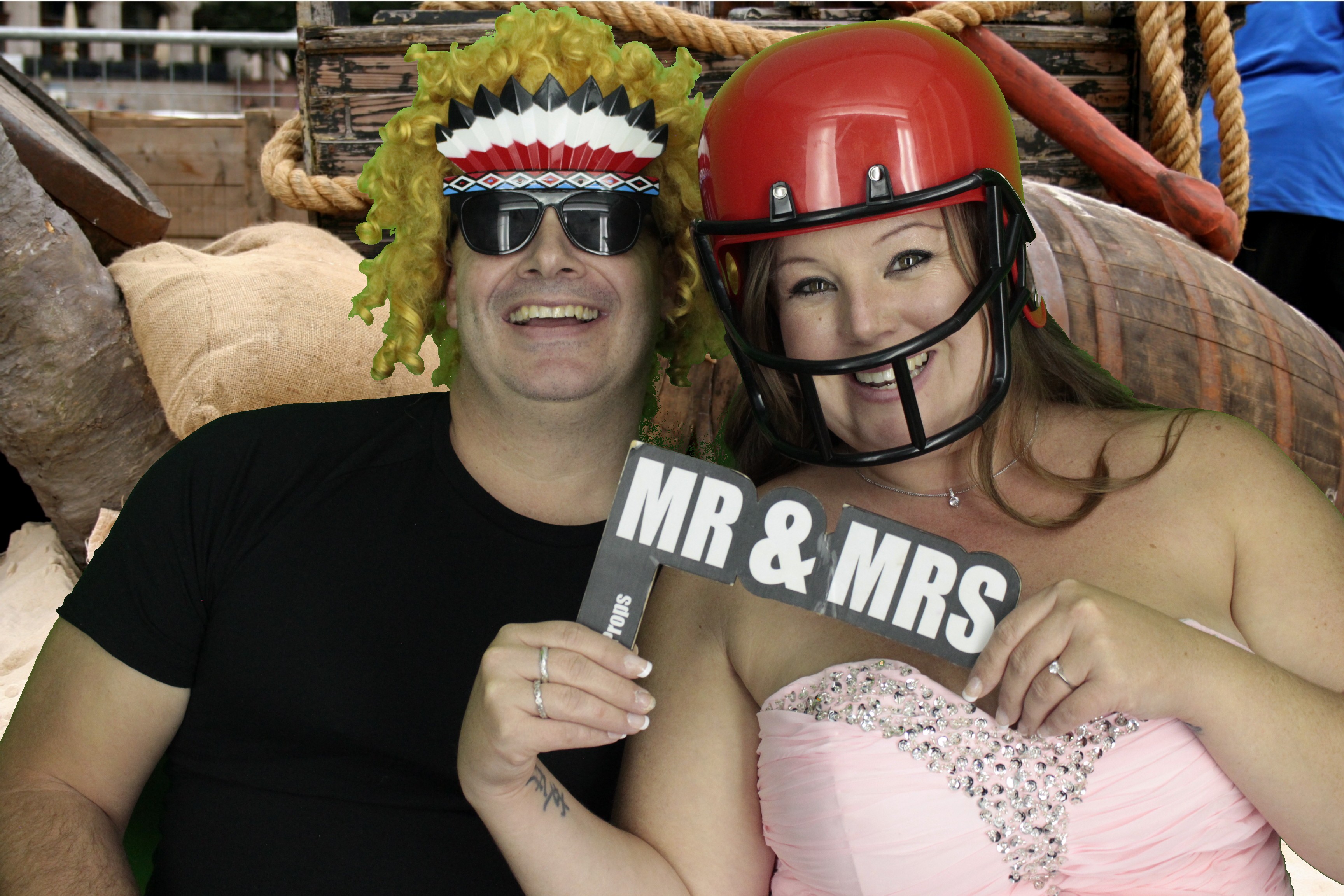 Hazel & Luke's Wedding | View more photos from the event at gallery.myphotoboothexperience.co.uk/u/MyPhotoBoothExperienceLtd/Hazel-Lukes-Wedding